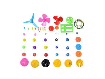 HKD 55X COLOUR PLASTIC GEAR KIT - Robot Clutches & Gears -