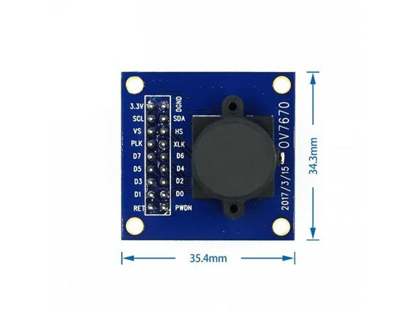 HKD ARDUI CMOS CAMERA OV7670 I2C - Communica [Part No: HKD ARDUI