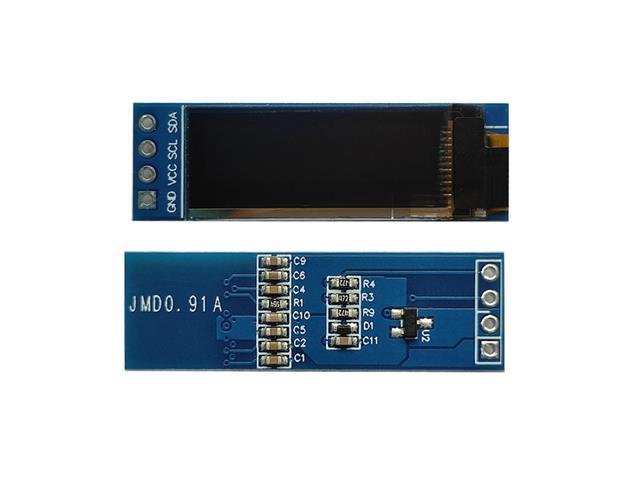HKD I2C 0.91IN OLED 128X32 - WHITE - Displays - BMT I2C 0.91IN OLED 128X32-WHITE