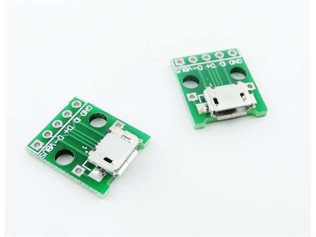 HKD MICRO USB B/OUT BOARD 5/PK - Breakout boards / Shields / Modules -