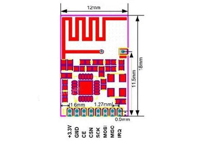 HKD NRF24L01+ TRANSCEIVER MODULE - Communications -