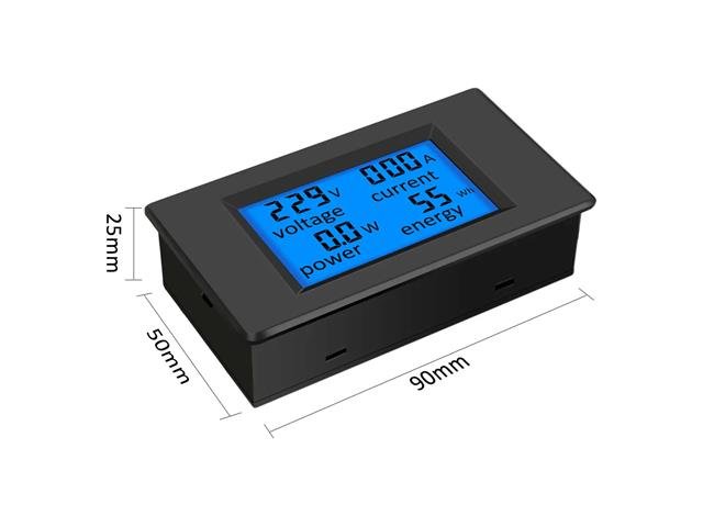 HKD POWER METER 80-260V/100A BLU - Panel Meters -