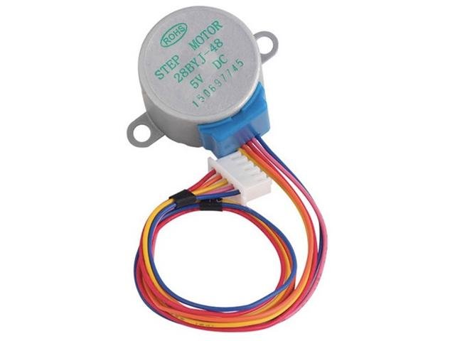 HKD STEPPER MOTOR 4 PHASE 5V - Motors, Motor Drivers & Controllers -