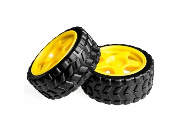 HKD WHEELS X 2 - 65MM - Robot Wheels -