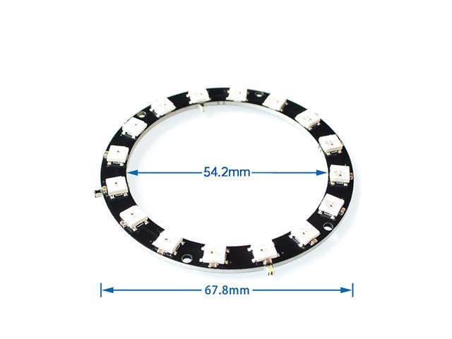 HKD WS2812 NEOPIXEL RING - 16 LED - LED Displays - BMT WS2812 NEOPIXEL RING-16 LED