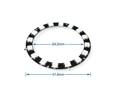 HKD WS2812 NEOPIXEL RING - 16 LED - LED Displays - BMT WS2812 NEOPIXEL RING-16 LED