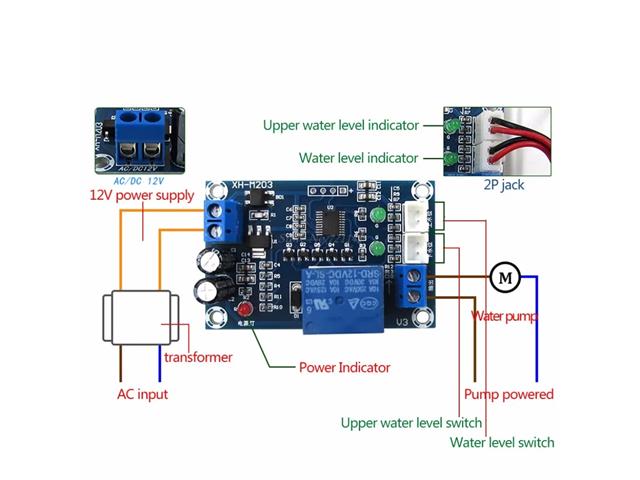 HKD XH-M203 WATER LEVEL CONT SW - Sensors -