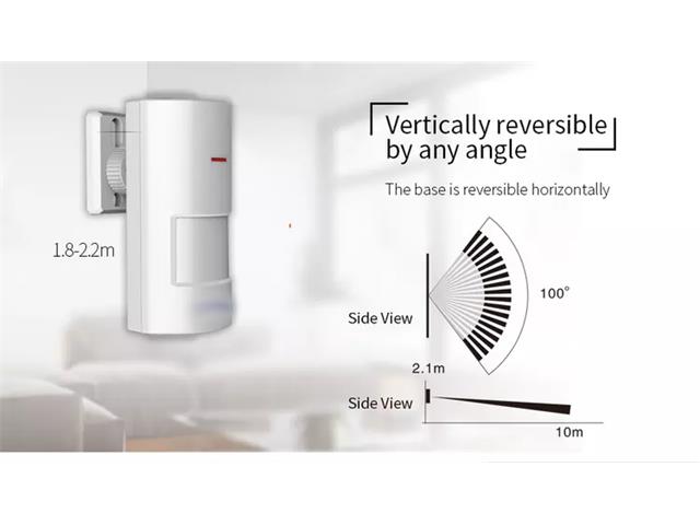 INT-PIR ID W/LESS 06A 3VDC - Alarms & Accessories -