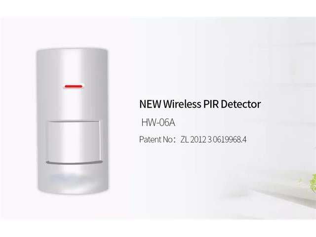 INT-PIR ID W/LESS 06A 3VDC - Alarms & Accessories -