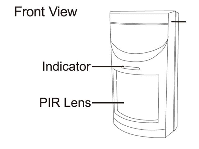 INT-PIR PET ID W/LESS CR123A 05C - Alarms & Accessories -