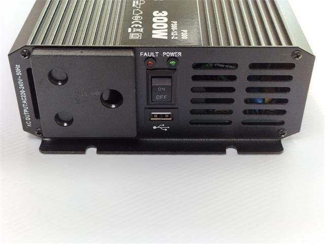 INVERTER 300WPSW 12V USB - Power Inverters -