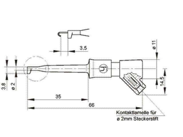 KLEPS2-BU BLACK - Test Leads & Probes -