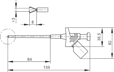 KLEPS250 BLACK - Test Leads & Probes -