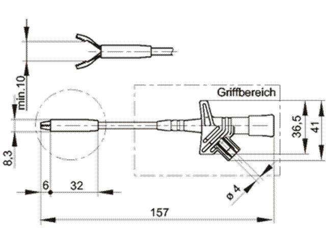 KLEPS2800 RED - Test Leads & Probes -