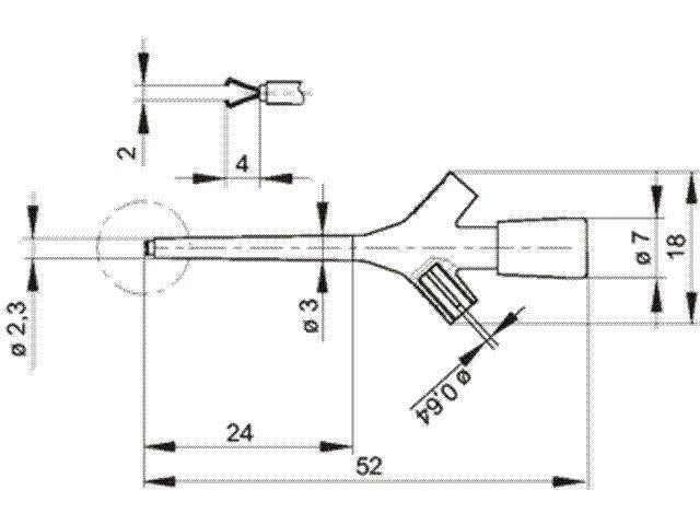 KLEPS3ST RED - Test Leads & Probes -