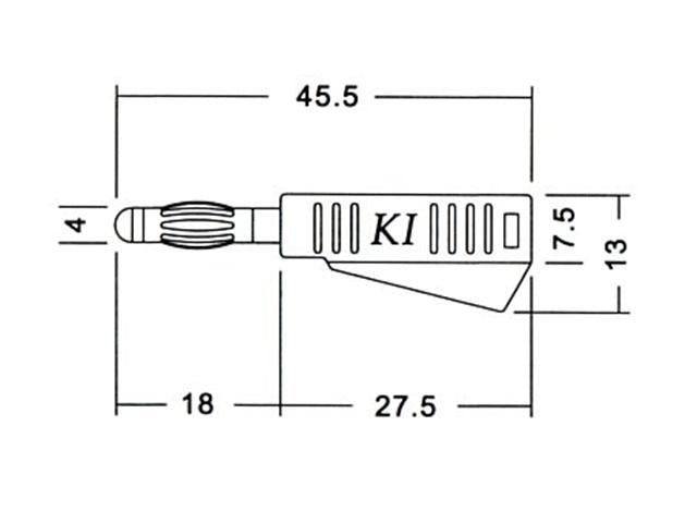 KLG4-100 BLACK - Test Leads & Probes -