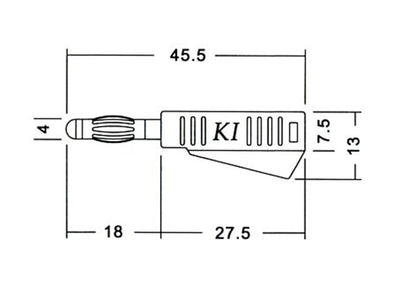 KLG4-100 BLACK - Test Leads & Probes -
