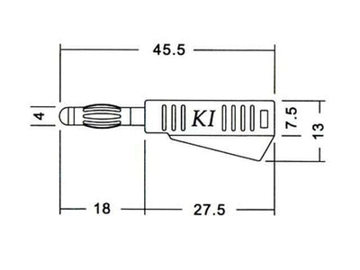 KLG4-100 YELLOW - Test Leads & Probes -