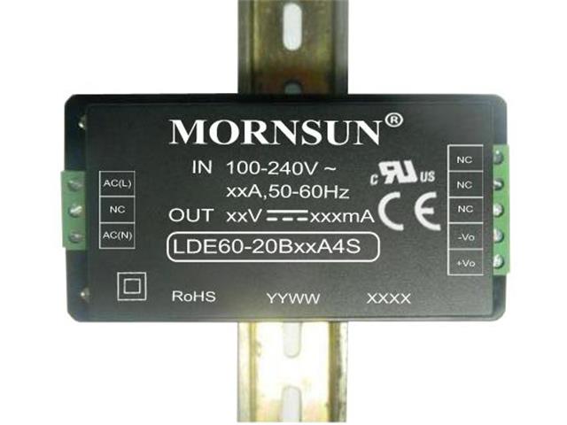 LDE60-20B24A4S - Power Supplies - PSU SWMDT 24V 2,5A MW