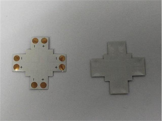 LED 8MM CROSS-SHAPE JOINER PCB - LED Accessories -
