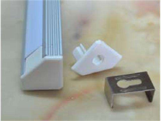 LED ALUM PROF 19X19 90D FLAT 1MT - LED Accessories -