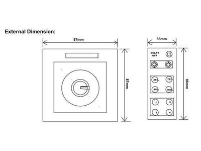 LED DIMMER 1CH 12KEY IR - LED Accessories -