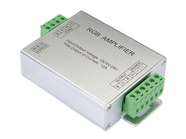 LED RGB AMP 12V 144W (12A) - LED Controllers, Dimmers, Drivers, ect -