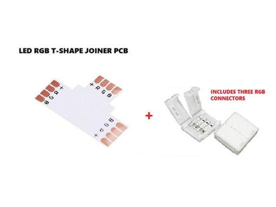 LED RGB T-SHAPE JOINER PCB - LED Accessories -