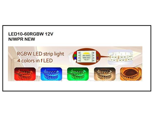 LED10-60RGBW 12V N/WPR NEW 5MT - LED Displays -