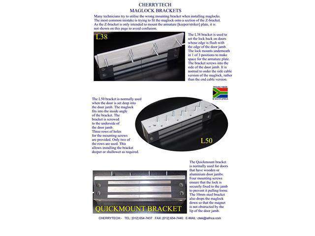 MAG LOCK 300KG-LED - Access Automation -