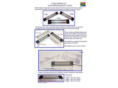 MAG LOCK 300KG-LED - Access Automation -