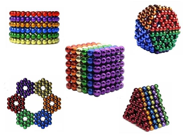 MGT 5MM COLOR MAGNETIC BALLS SET - Magnets -
