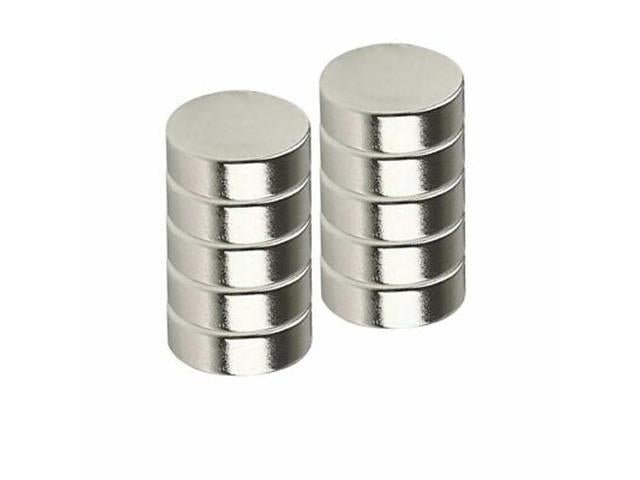 MGT DISC MAGNET 6X3MM 10/PK - Magnets -
