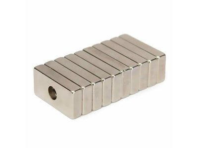 MGT MAGNET 20X10X3 + 4MM CS HOLE - Magnets -