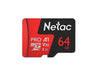 MICRO SD CARD 64GB+ADPT-NETAC - Hard Drives & Storage Devices -