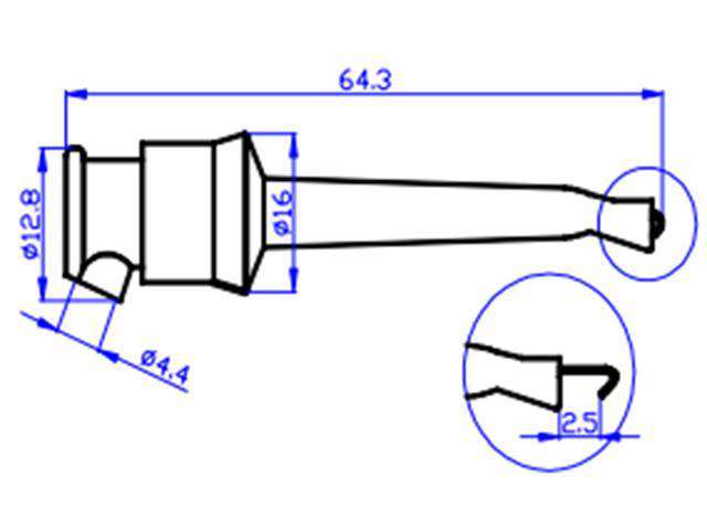 MJ032E-RED - Test Clips -