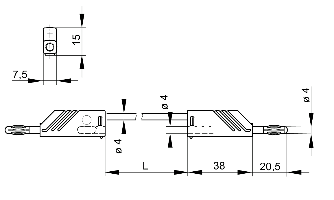 MLN25/1 BLUE - Test Leads & Probes - 934058102 4002044182953