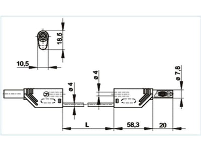 MLS-WS 200/1 BLUE - Test Leads & Probes -