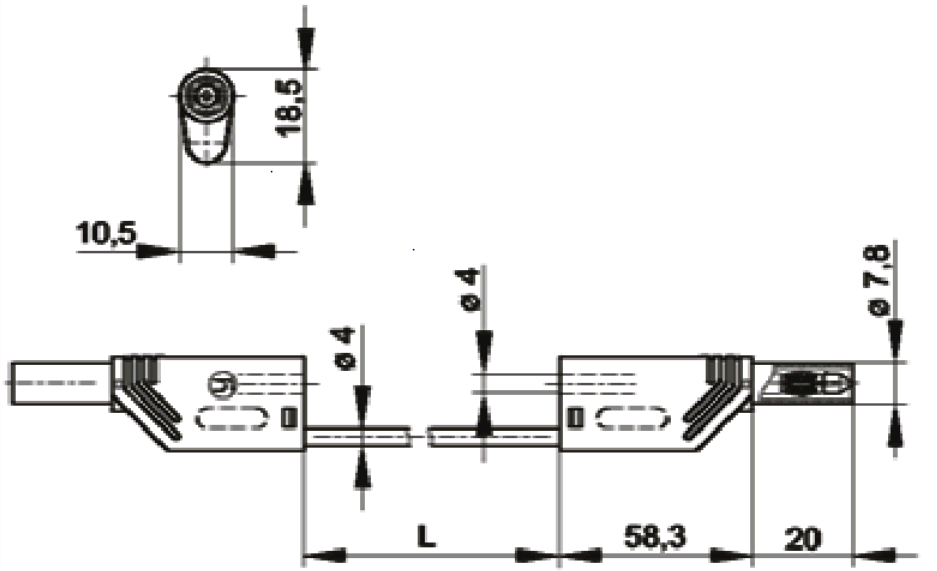 MLS-WS 200/2,5 BLACK - Test Leads & Probes - 934089100 4002044187262