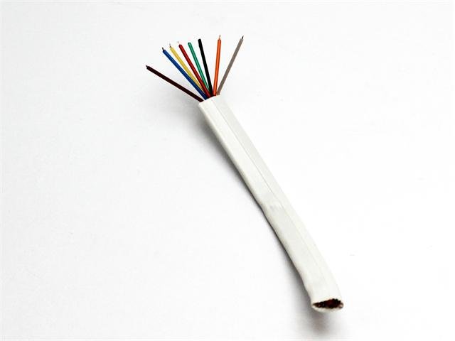 MOD CABLE 8W WHITE - Network & Communication Cable -