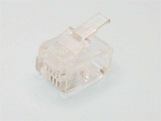 MOD PLUG 6-4USA - Computer Connectors -