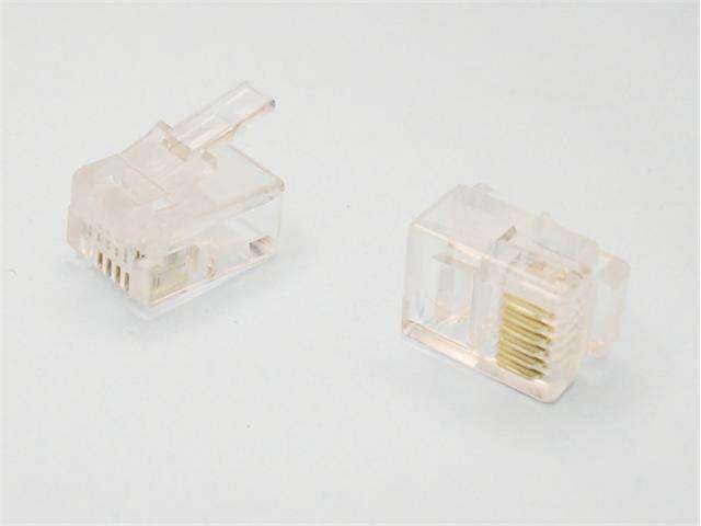 MOD PLUG 6-6USA - Computer Connectors -