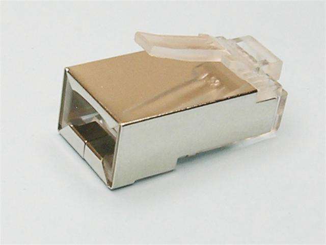 MOD PLUG 8-8USA SHIE - Computer Connectors -