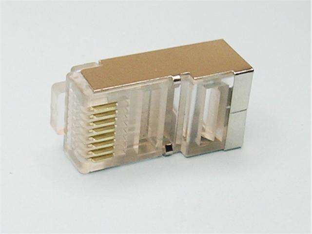 MOD PLUG 8-8USA SHIE - Computer Connectors -
