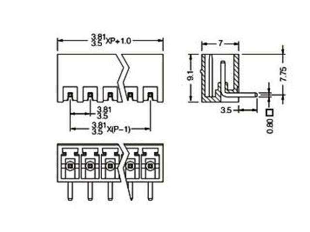 MRT9P3,81-5SQE - Terminals -