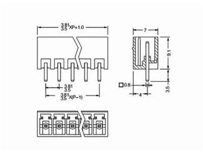 MRT9P3,81-7E - Terminals -