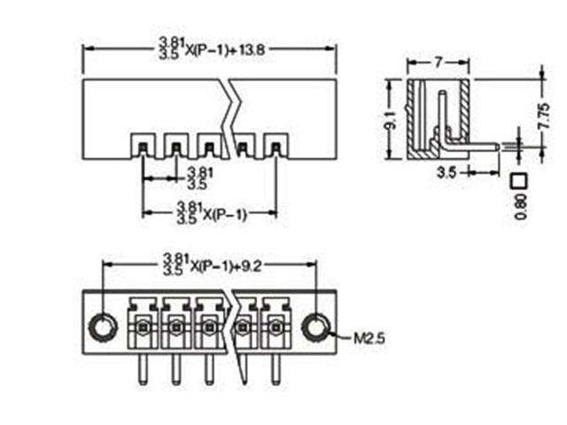 MRT9PS3,81-4SQE - Terminals -