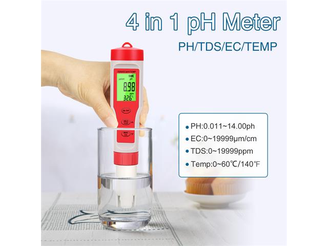 NF-4 IN 1 WATER QUALITY TESTER - Environmental Test Equipment -