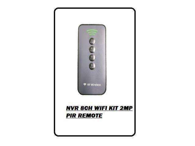 NVR 8CH WIFI KIT 2MP PIR REMOTE - CCTV Products & Accessories -
