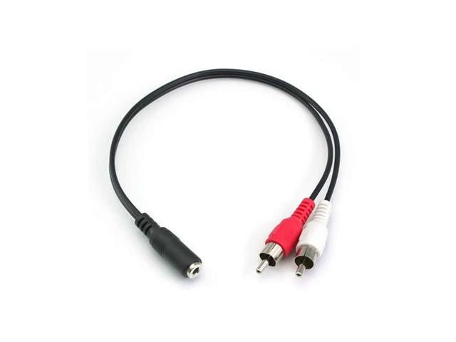 PATCHC 3,5STS-2XRCAP 25CM #TT - Audio / Video Leads -